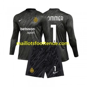 Maillot/Tenue Inter Milan Yann Sommer 1 Gardien Enfant Troisieme 2024/2025 Manche Longue
